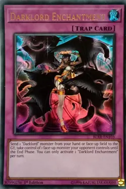 BLRR-EN103 DARKLORD ENCHANTMENT ULTRA RARE 1ST EDITION YuGiOh CARD - Image 1