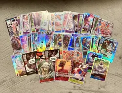 One Piece Card Game TCG Japanese SR Card Lot of 60 Plus Cards Various Sets OP13 - Image 1