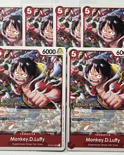 (6) Monkey.D.Luffy Treasure Cruise Stamp Promo Tournament Pack Vol. 5 ST01-012 - Image 1