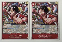 (6) Monkey.D.Luffy Treasure Cruise Stamp Promo Tournament Pack Vol. 5 ST01-012 - Image 4