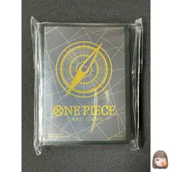 Standard Black Gold 70 Sleeves Japanese One Piece Card Game Official Sealed L69 - Image 1