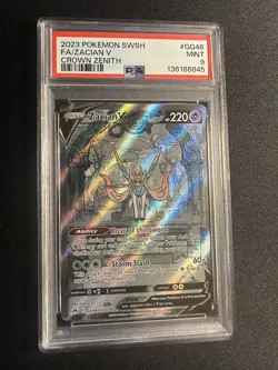 Zacian v Crown Zenith: Galarian Gallery Ultra Rare Card #GG48/GG70 PSA - Image 1