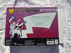 POKEMON DARK SYLVEON V CELEBRATIONS TRADING CARD GAME FACTORY SEALED BOX 2021 - Image 2