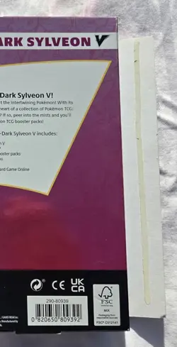 POKEMON DARK SYLVEON V CELEBRATIONS TRADING CARD GAME FACTORY SEALED BOX 2021 - Image 3