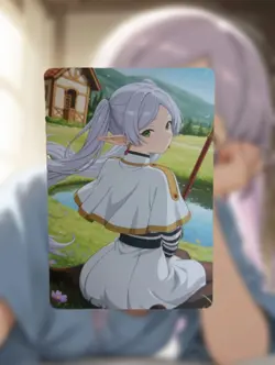 Frieren: Beyond Journey's End Anime Waifu Sexy Goddess Doujin Lewd Hentai Card - Image 1