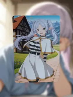 Frieren: Beyond Journey's End Anime Waifu Sexy Goddess Doujin Lewd Hentai Card - Image 1