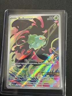 Bulbasaur 133/132 Illustration Rare Mega Evolution Promo Pokemon Card TCG - Image 1