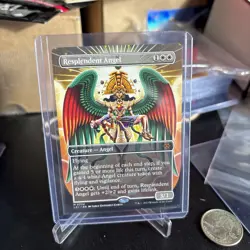 Resplendent Angel Lost Caverns of Ixalan BORDERLESS MTG Not Foil - Image 1