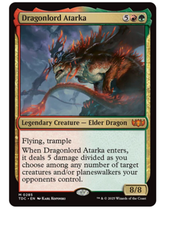 Dragonlord Atarka Commander: Tarkir Dragonstorm MTG - Image 1