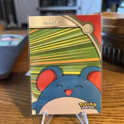 2000 Pokemon Topps Heroes & Villains Topps TV Animation Series 3 Marill #HV15 - Image 1