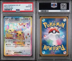 2024 POKEMON JAPANESE SV8-SUPER ELECTRIC BREAKER | SUPER RARE PIKACHU EX 122 - Image 3