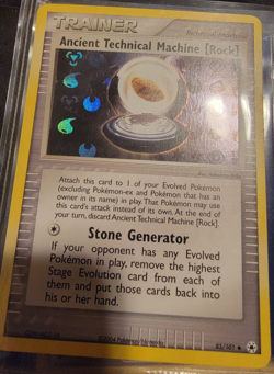 Reverse Holo Foil Ancient Technical Machine [Rock] 85/101 Hidden Pokemon NM/MINT - Image 1