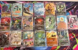 Pokemon Black Bolt & White Flare Illustration Rare Lot Of 37 Volcarona Hilda Sir - Image 1