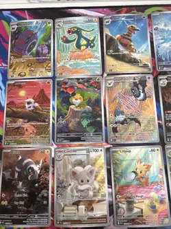 Pokemon Black Bolt & White Flare Illustration Rare Lot Of 37 Volcarona Hilda Sir - Image 2