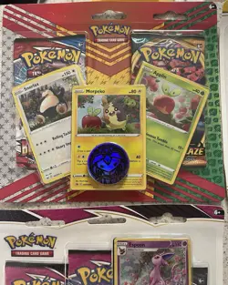Pokemon TCG Sealed Lot of 4 Fusion Strike Evolving Skies + Hanger Packs - Image 2