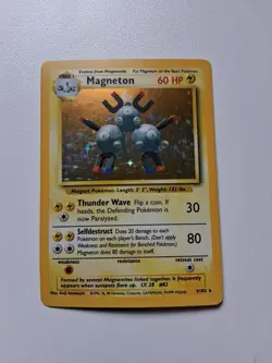 Pokemon TCG Magneton Base Set 9/102 Holo 1999-2000 Wizards Base Set Copyright... - Image 1