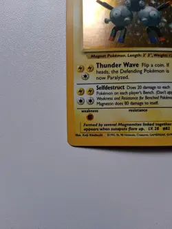 Pokemon TCG Magneton Base Set 9/102 Holo 1999-2000 Wizards Base Set Copyright... - Image 5