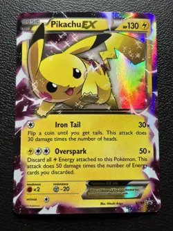 Pokemon Pikachu TCG Generations Holo Full Art Ultra Rare XY84 MP - Image 1