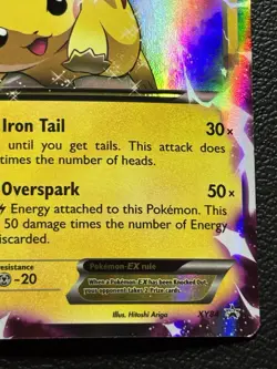 Pokemon Pikachu TCG Generations Holo Full Art Ultra Rare XY84 MP - Image 5