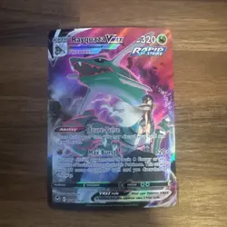 Pokemon Rayquaza VMAX TG20/TG30 Full Art Rapid Strike Holo Ultra Rare 320HP - Image 1