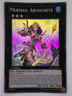 Mermail Abysstrite / CBLZ-EN050 / 1st Edition / Yu-Gi-Oh! / Super Rare / NM - Image 1