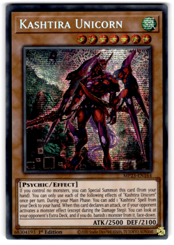 YUGIOH KASHTIRA UNICORN PRISMATIC SECRET RARE 1ST EDITION NEAR MINT MP23-EN164 - Image 1