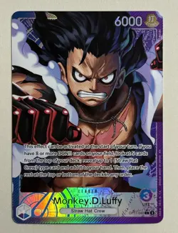 Monkey.D.Luffy (Alt Art) OP11-040 English A Fist Divine Speed - One Piece - NM - Image 1