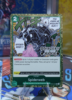 Spiderweb - Judge - OP04-035 - NM - One Piece TCG English Promo - Image 1