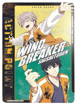 UNION ARENA Card ACTION POINT UA38BT/WBK-1-AP09 WIND BREAKER JAPAN - Image 1