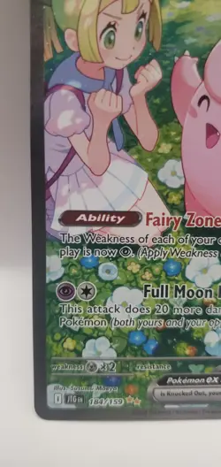Pokemon TCG Lillie's Clefairy EX Journey Together Sir Card 184/159 NM Condition - Image 4
