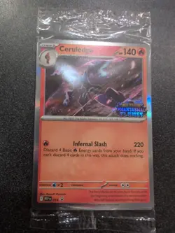 Ceruledge Phantasmal Flames Pre-Release STAFF PROMO 014 HOLO NM Promotional Card - Image 1