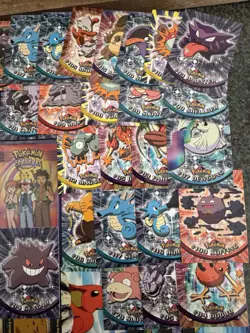 LOT OF 51 TOPPS SERIES 2 POKEMON CARDS FOILS AND EMPTY PACKS AND BOX - Image 5