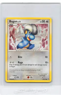 BAGON 76/132 - COMMON - Non-Holo - SECRET WONDERS - 2007 Pokemon Card - NM - Image 1