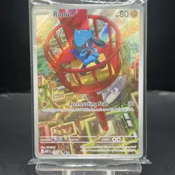 Pokemon TCG Riolu 010 Black Star Promo Card - Mega Evolution ETB Promo - Sealed - Image 1
