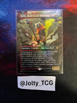 Bello, Bard of the Brambles (Borderless) Commander: Bloomburrow Foil - Image 1