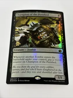 1 x Champion of the Perished - Foil - Innistrad: Midnight Hunt Prerelease - Image 2