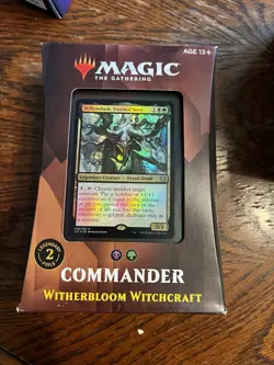 Magic: The Gathering - Witherbloom Witchcraft - Strixhaven Commander Deck 630509959020 - Image 1