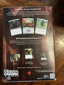 Magic: The Gathering - Witherbloom Witchcraft - Strixhaven Commander Deck 630509959020 - Image 2