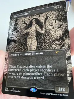 Plaguecrafter - Junji Ito - MTG Etched Foil English - Secret Lair Drop 1117 - Image 1
