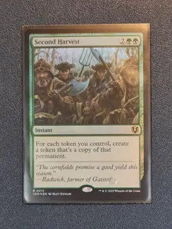 MTG Second Harvest - Foil - Innistrad Remastered - INR - Near Mint+ - Image 1
