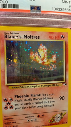 2000 Pokemon Gym Heroes Blaine's Moltres Holo - Image 2