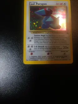 Cool Porygon 15/53 Wotc Black Star Promo Holo Pokemon - Image 2