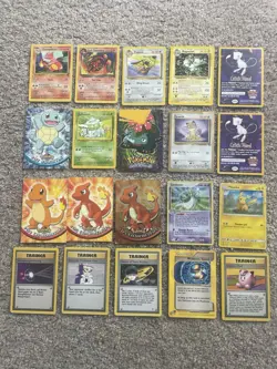 Vintage Base Set Pokemon Card Lot - Image 2