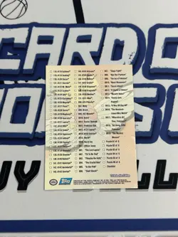 2000 Topps Pokemon TV Animation Edition Series 3 Checklist - Image 2