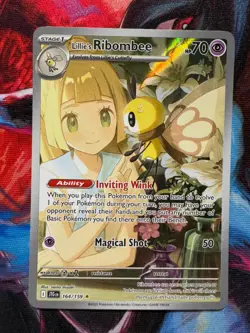 Lillie’s Ribombee 164/159 Illustration Rare - Journey Together - Pokemon TCG NM - Image 1
