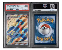 2025 POKEMON SVP EN-SV BLACK STAR PROMO #204 CYNTHIA'S GARCHOMPEX CYNTHIA'S PSA8 - Image 3