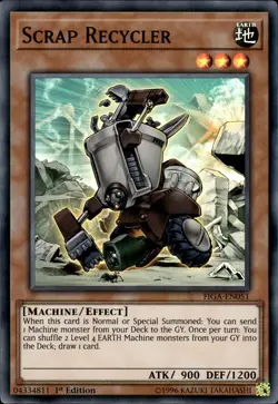 Scrap Recycler - Super Rare 1st Edition FIGA-EN051 - LP - YuGiOh - Image 1