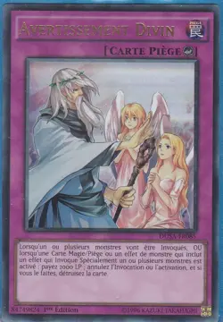 Yu-Gi-Oh! Avertissement Divin DUSA-FR085 1ere Edition Ultra Rare EXCELLENT ETAT - Image 1