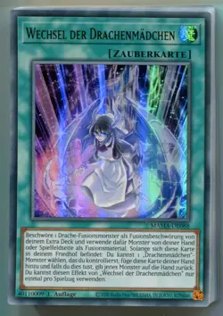 Yu-GI-OH Wechsel der Drachenmadchen Ultra Rare MAMA-DE088 - Image 1
