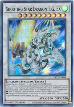 Shooting Star Dragon T.G EX GFTP-EN044 Ultra Rare Ghost From The Past yugioh - Image 1
